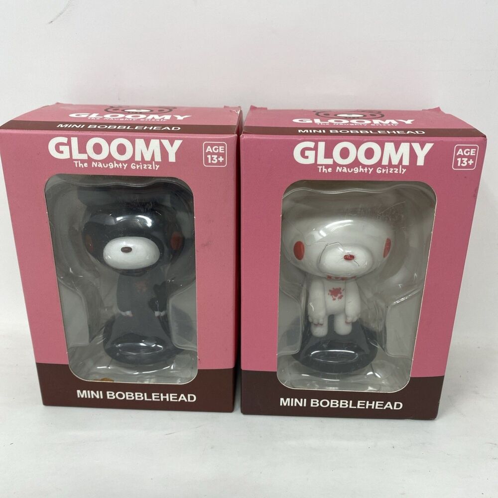 Gloomy Bear 2 Colors The Naughty Grizzly Mini Bobblehead Mori Chack Cuturefly